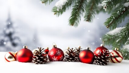 christmas decoration on a white background