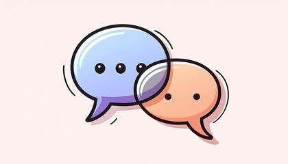 Fototapeta premium Speech Bubbles - Communication Graphics