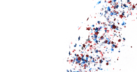 (Mehrere Werte)Confetti -  Red Blue White Confetti Confetti Overlay