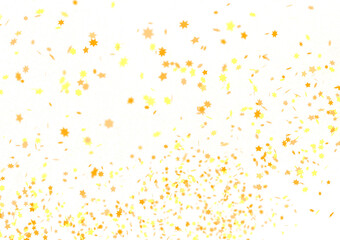 XMAS A gray whirlwind of golden stars. New