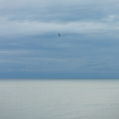 clouds on the sea