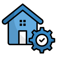 Property Management  Icon Element For Design
