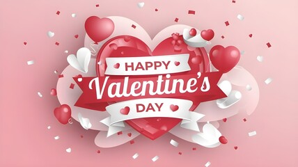 Happy Valentine's Day. Vector hand drawn seamless pattern with hearts. Decor for Valentine's Day, weddings. Print for gift paper, packaging, wallpapers, clothes, textiles.
