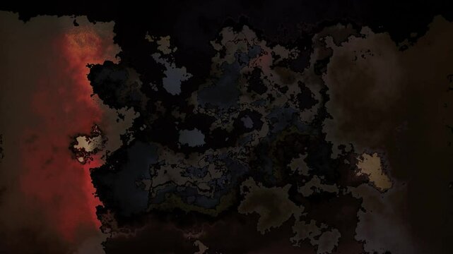 抽象的　水墨画　モーショングラフィックス
