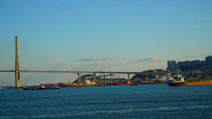 Busan Bukhang Bridge, one of the largest bridges in Busan dated 2024.12.16