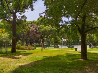 Gordijnen De los patricios park, buenos aires district, argentina © danflcreativo