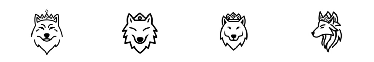 A hand-drawn ink sketch of a fox's head crowned with flowers, in an engraving style modern illustration.