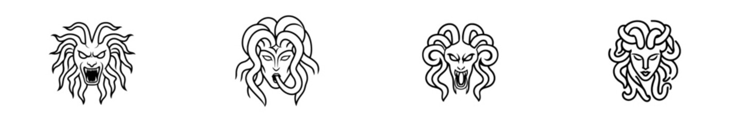 A hand-drawn ink sketch of an angry Hermes head in an engraved modern illustration style.
