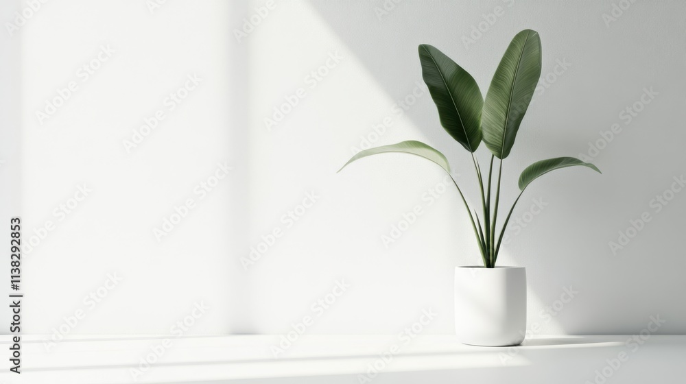 Poster minimalistic white background with subtle light and shadow gradients for a professional clean effect