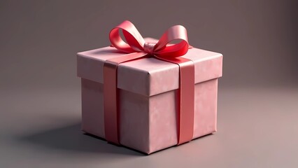 Fototapeta premium Gift box for new year and valentine's day