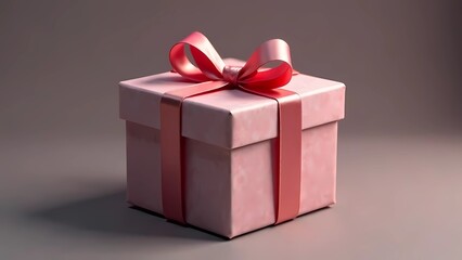 Fototapeta premium Gift box for new year and valentine's day