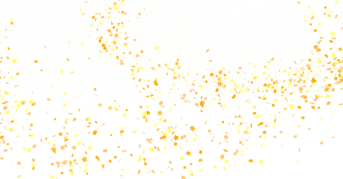 gold stars. Confetti celebration, Falling golden abstract decoration for party, birthday celebrate,