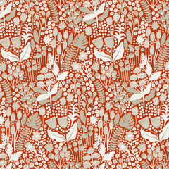Pattern Seamless Design Fabric Textile Vector