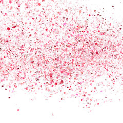 Pink Percentage Confetti Burst