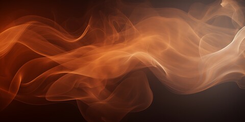 Naklejka premium Smoky background. Abstract brown smoke background