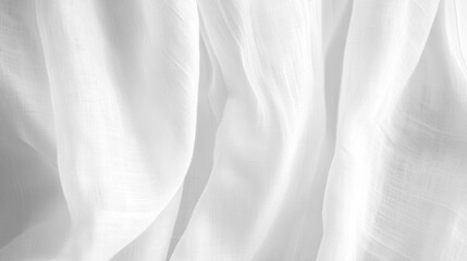 Fototapeta premium Soft white curtains background for graphic design or wallpaper.