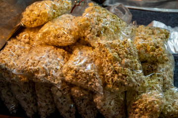 Ready to eat Pop Corns in poly packets