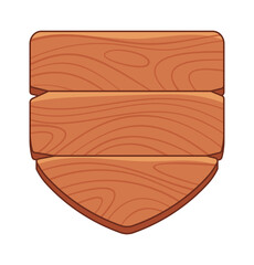 Downward arrow pointer wooden planks