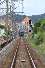 内房線館山駅に停車中の急行うち房号_2022/6/11撮影