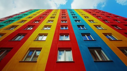 Creative advertisement for family-oriented housing