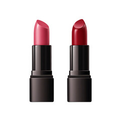 Obraz premium Colorful elegant lipstick for beauty, fashion & make-up isolated on a transparent background