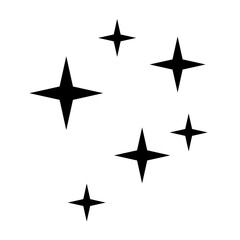 Clean star shine vector