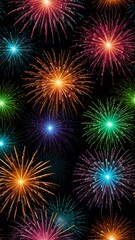 Fototapeta premium fireworks in the sky