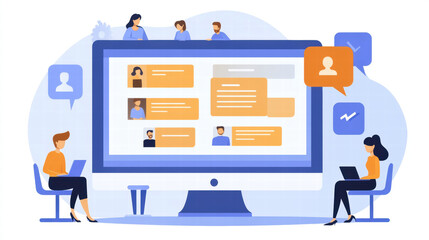 AI powered CRM system automating customer engagement and communication