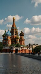 Obraz premium st basil cathedral city