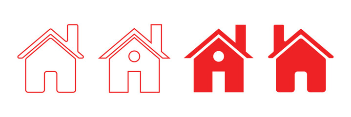 House Line Icon. Web home icon. Editable Stroke. Eps 10.