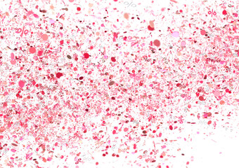 Fototapeta premium Pink Percentage Confetti Burst