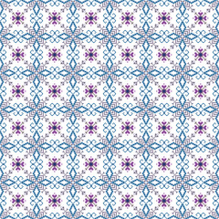Beautiful seamless pattern design by geometric 