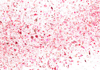 Pink Percentage Confetti Explosion