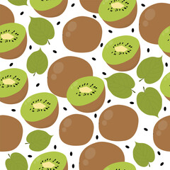 Kiwi Seamless Pattern