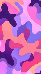 Abstract colorful shapes in a fluid design, creating a vibrant and modern aesthetic.