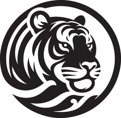 Tiger tattoo vector image