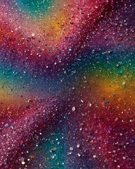 Fototapeta premium a colorful background with a rainbow of glitter.