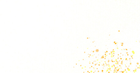 stars. Confetti celebration, Falling golden abstract decoration for party, birthday celebrate,