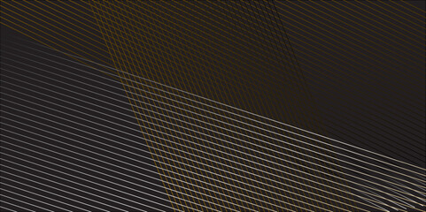 Naklejka premium Black and white abstract stripes line background for backdrop or presentation. Abstract vector high tech parallel wave line elegant black striped diagonal line technology concept web texture. 
