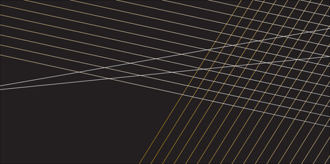 Naklejka premium Black and white abstract stripes line background for backdrop or presentation. Abstract vector high tech parallel wave line elegant black striped diagonal line technology concept web texture. 