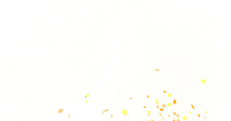 stars. Confetti celebration, Falling golden abstract decoration for party, birthday celebrate,