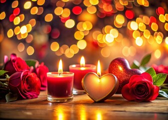 Romantic Low Light Valentine's Day Desktop Backgrounds: Free HD Images