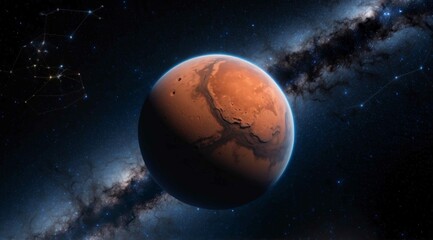 Fototapeta premium planet in space