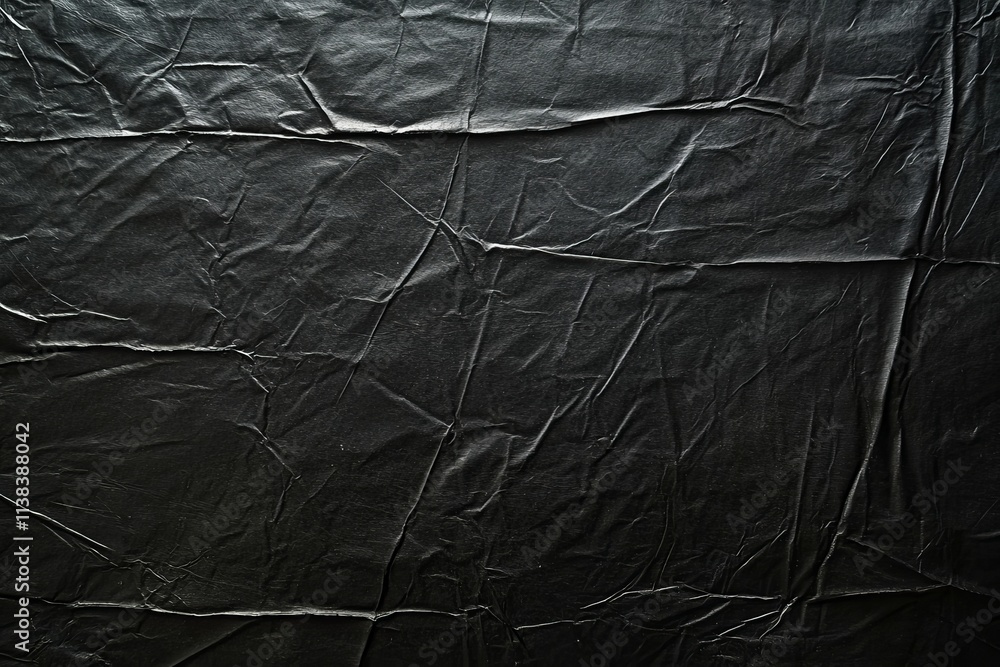 Poster a black abstract background with a design of dust and scratches, including a distressed photo editor