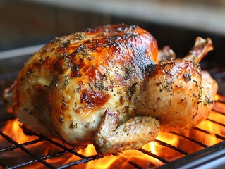 Perfectly Roasted Golden Thanksgiving Turkey Centerpiece Dish