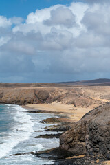 Panorama at Papagayo Beach in Los Ajaches Natural Park in Lanzarote in 2024.