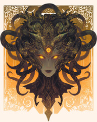Medusa symmetry layout illustration