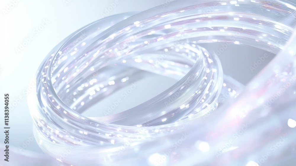 Poster dynamic led light trails in motion artistic display abstract environment creative visual perspective