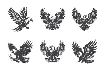 Majestic eagle artwork showcasing grace and power, ideal for creative and nature-inspired designs