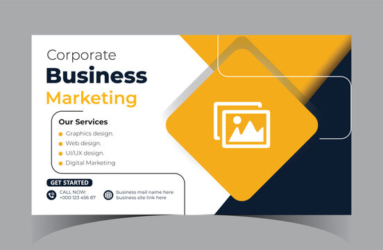  corporate business marketing social media cover,web banner design template.